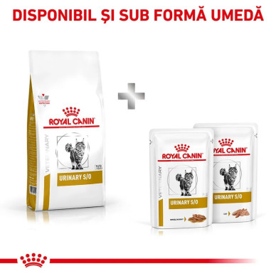 Royal Canin Veterinary Feline Urinary S/O – Hrană Uscată pentru Pisici cu Afecțiuni Urinare, 7 kg